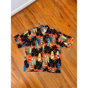 NWT ULUWATU Balli Island Hawaiian Rayon Men’s Shirt Size xxxxL